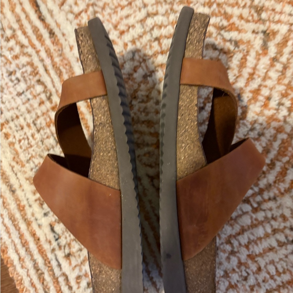 Mephisto Tan Leather Sandals size 38 - Picture 2 of 4